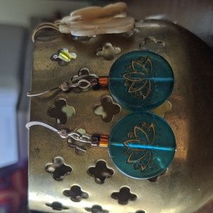 Lotus Flower Earrings